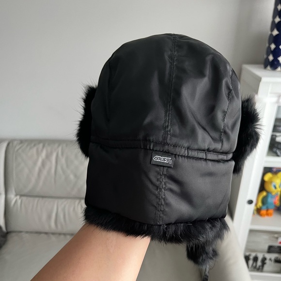 NWOT - GKS Adult Rabbit Fur Trimmed Hunting Hat - Picture 4 of 8